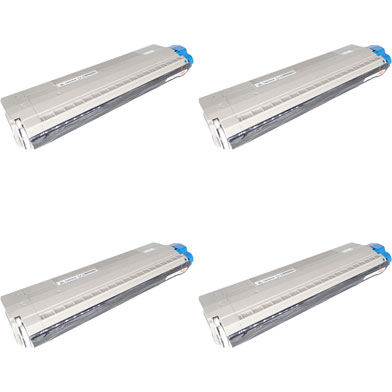 Compatible OKI High Capacity Toner Pack CMY (10K Pages) K (15K Pages)